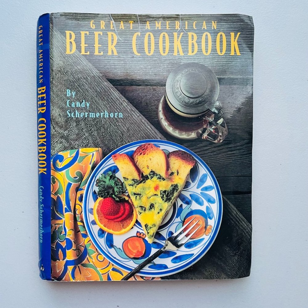 Great American Beer Cookbook Candy Schermenhorn Spiral Paperback Vintage 1993
